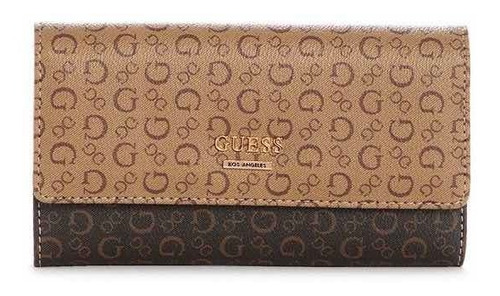 En Stock Abfa Shop Billetera Guess Original Beige Marron