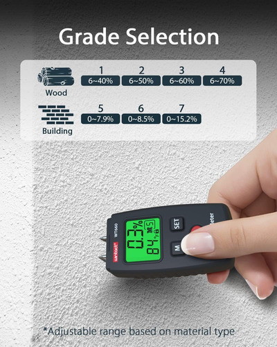 Medidor Digital De Humedad Tipo Pin, Detector De Fugas ...