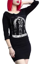 Comprar Vestido 3\u002F4 Tarot Amantes Lovers Esqueletos Witch Bruja Goth