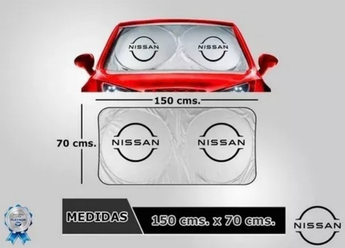 Cubre Sol Protector Solar Nissan Sentra 2015 A Medida T1 ,,