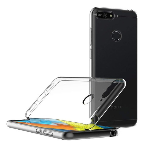 Estuche Transparente Compatible Con Huawei Honor Y7a  Flexi