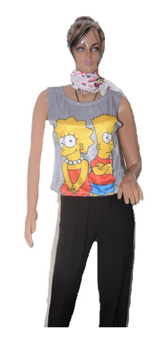 47 Street Musculosa Bart Lisa Simpsons Promo