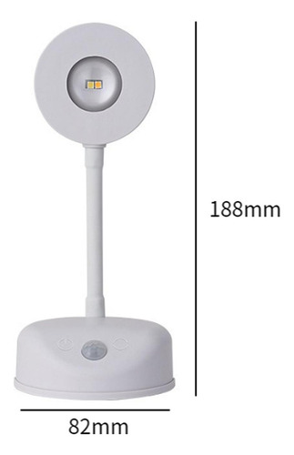 Luz Nocturna Sensorial De Movimiento Led, Aplique De Pared