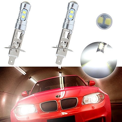 Cciyu 2 Pack Super Blanco 6000k H1 50w 6000lm Cree Coche Led