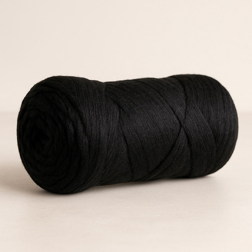 Kit 3 Rolos Fio Panamá Importado Para Tranças Box Braids 80g Preto