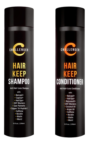 Challenger Champu Y Acondicionador Hair Keep Para Hombre, 2 