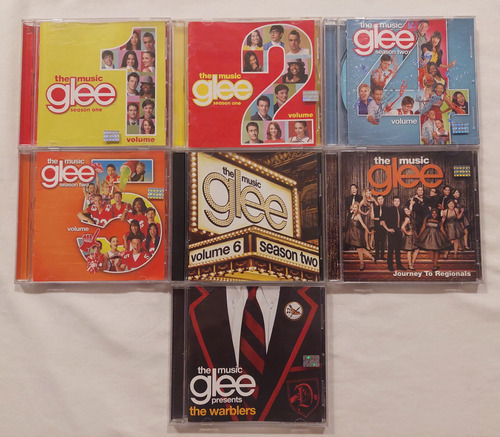 Cd Glee - Combo De 7 Cds - Originales - En Excelente Estad