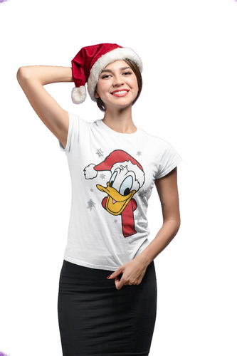 Playera Navidad Pato Donald/ Disney/ Mickey Mouse/ Navidad