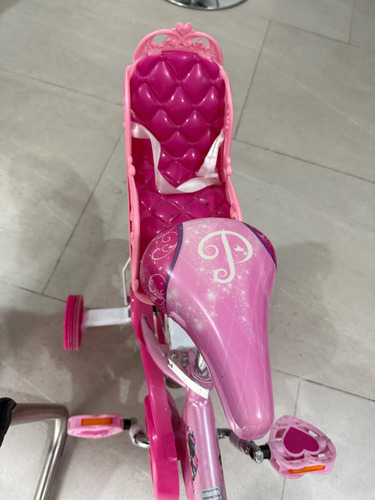 Bicicleta Huffy R12 Princesas Con Porta Muñecas Rosa (Usado)