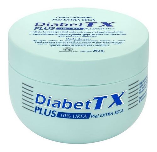 Crema Especial Pacientes Diabéticos Diabettx Plus Extrema Tipo De Envase Tarro