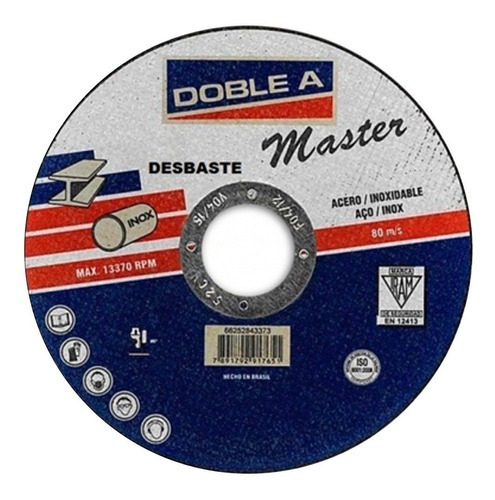 Disco De Desbaste Acero 180 X 6,4 Doble A - Mm