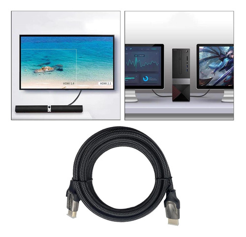 Imagen 3 de 12 de Cable Conector De Pantalla De Alta Definición De Tv 1,5 M