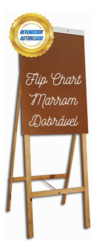 Cavalete Flip Chart Madeira Mdf 180 Cm Prático Palestra Foto