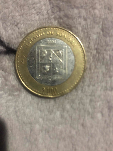 Moneda 100 Pesos Del Estado De Sonora