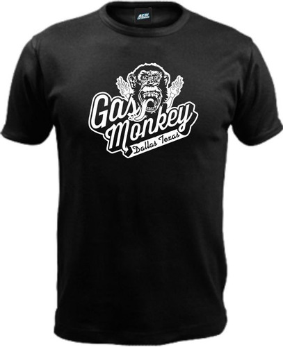 Remera Estampada Gas Monkey Garage 13 Duo Mecanico