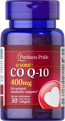 Puritan's Pride | Ubiquinol | 100mg | 60 Rapid Softgels