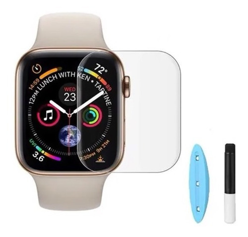 Película Vidro Cola Uv P/ Apple Watch Series 7 41mm 41 Mm