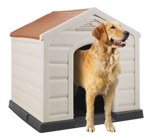 Casa Para Perro Grande Para Exterior De Plástico Rimax Msi