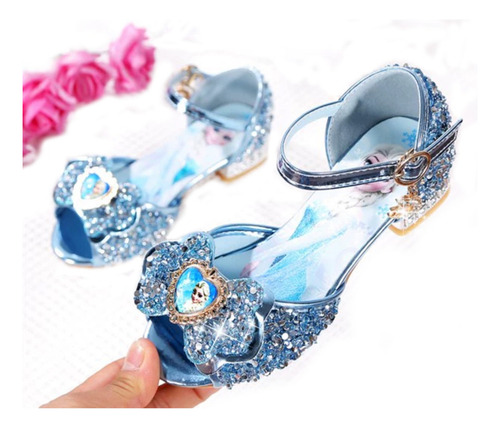 Zapatos De Princesa De Cristal Para Niñas De Fiesta De Boda