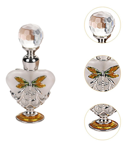 Frasco De Perfume Decorativo Frascos De Vidro Amarelo