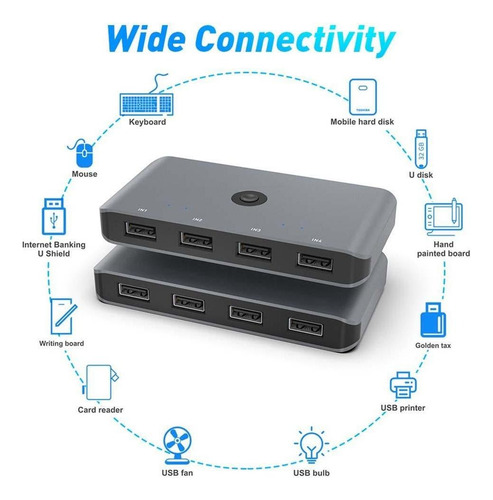 Selector De Conmutadores Usb3.0, Caja De Conmutación, Concen
