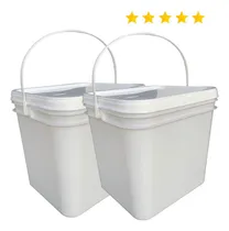 Comprar Balde Plástico 3l Para Ordenha De Leite  2 Pçs