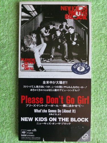 Eam Cd Single New Kids On The Block Please Don't Go Girl '88