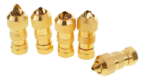 2x 5 Piezas Tv Conectores Rg6 Rg59 Tv Cable Enchufe Apretón