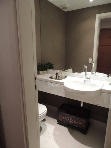 Imagem 16 de 20 de Apartamento À Venda, 258 M² De Área Útil, No Condomínio Madison Gramercy Park, Em Alphaville, Barueri, 04 Amplas Suítes, Completas Com Closet. - Ap0143