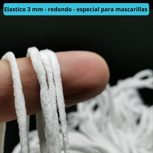 Elásticos Redondo 3mm - 100 Metros