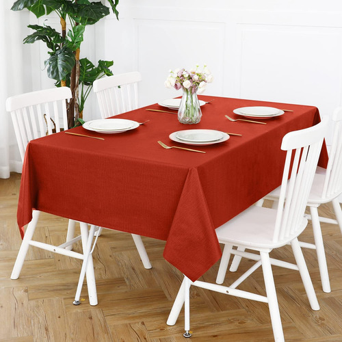 Mantel Romanstile Christmas De Pvc 100% Impermeable, Rect...