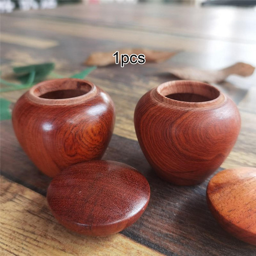 Tarro De Especias De Madera Con Tapa Tarro De Almacenamiento
