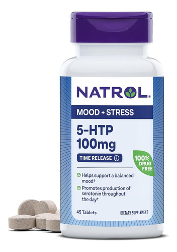 Natrol 5-htp Time Release Píldoras, 5228, 1, 1