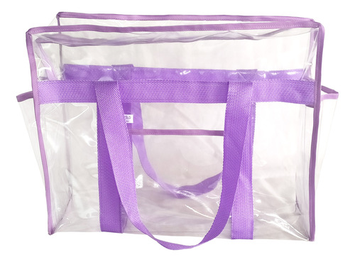 Bolsa Jumbo Transparente  Com Bolso 