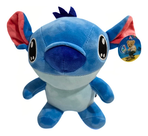 Pelúcia Boneco Lilo E Stitch Disney 20cm Antialérgico Toys Cor Azul