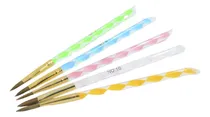 Comprar Pack De 5 Pinceles Para Realizar Uñas Esculpidas En Acrílico