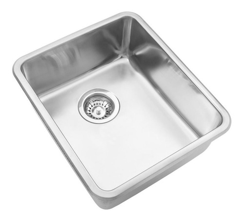 Pileta Bacha Cocina Johnson Simple Acero 304 Quadra Q40