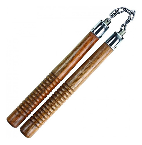 Nunchakus Chacos Madera Cadena Rodillo Artes Marciales 1003