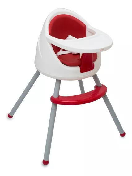 Silla De Comer Bebe Love 648 3en1 Alta Baja Booster Tiendaof Color Rojo