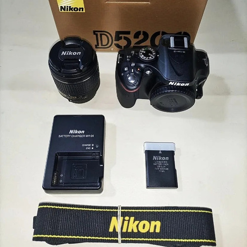 Cámara Nikon D5200 Lente 18-55 Mm Nueva 