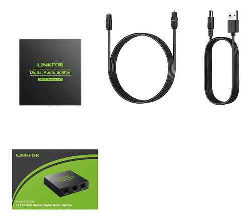 Conversor Audio Optico Out Salidas Splitter Digital Original