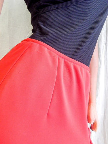 Pollera Roja Con Volados Garofalo