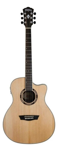 Guitarra acústica Washburn Apprentice AG70CE para diestros natural brillante