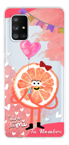 Funda Para Galaxy De Parejas Media Naranja Nombre De Ella