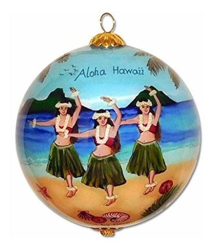 Maui Por Diseño De Colección Pintado A Mano De Hula Hawaiano
