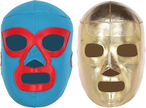 Three Mask Mascaras Lucha Libre Paquete 2 Disfraz Autentico