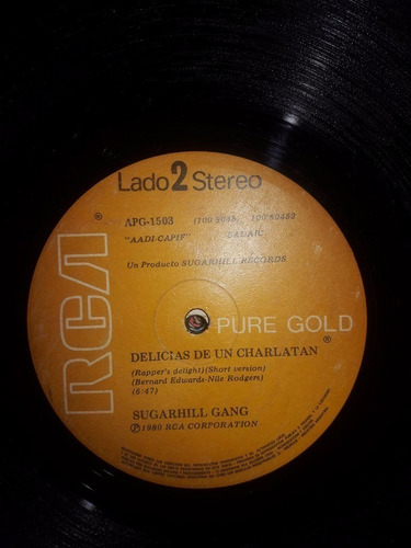 Vinilo Sugarhill Gang Delicias De Un Charlatan Maxi D E1 (Usado)
