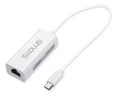 Adaptador Micro Usb Ethernet Para Tablet Android Windows, N.