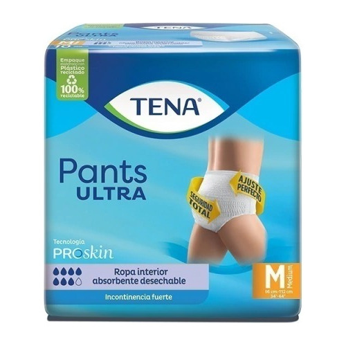 Pañales Descartables Tena Adultos Ropa Int. Pants Ultra Mx8