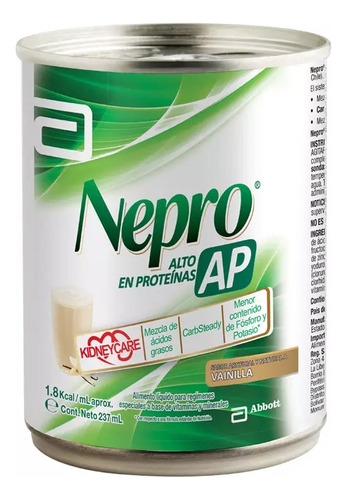 Nepro Ap Alimento Liquido Proteico 237ml Pack X4